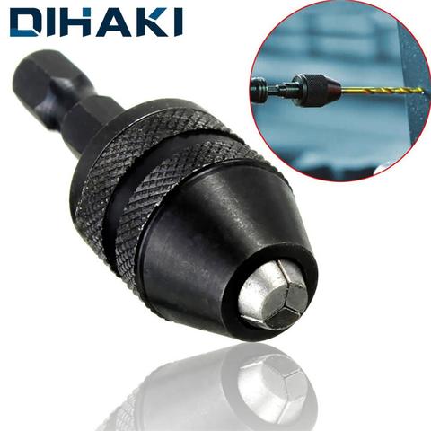 Keyless Chucks Adapter Drill Bit Quick Change Driver 0.3-3.6mm 1/4'' Hex Shank Hex Shank Adapter Converter Hexagonal Handle ► Photo 1/6