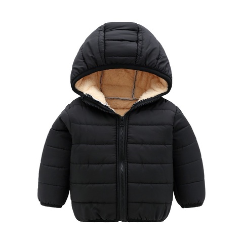 Children Winter Jackets Baby Girls Cotton Padded Kids Boy Jacket Warm Outerwear Autumn Casual Clothing  Kids Coats Winter Girl ► Photo 1/4