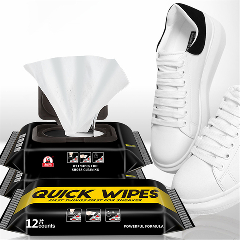 Disposable Shoe Wipes Small White Shoe Artifact Cleaning Tools Care Shoes Useful Fast Scrubbing Quick Clean Wipes ► Photo 1/6
