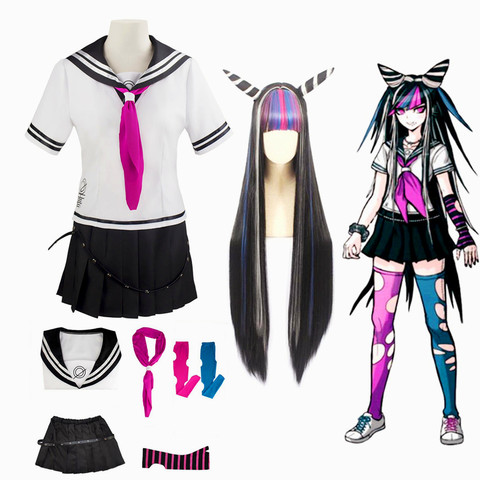 Anime Super Dangan Ronpa 2 Danganronpa Ibuki Mioda Dress Uniform Cosplay Costume ► Photo 1/6