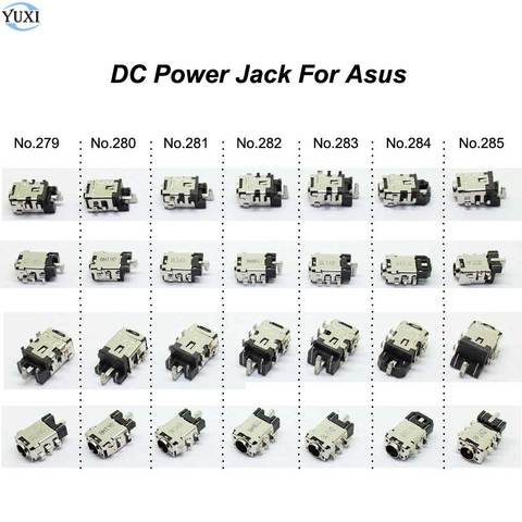 YuXi 1pc DC Power Jack Connector Plug For Asus Vivobllk Max X411U X411UA Q503 Q503UA Q553 X302U X540 X540L X320U X540 X540L ► Photo 1/6