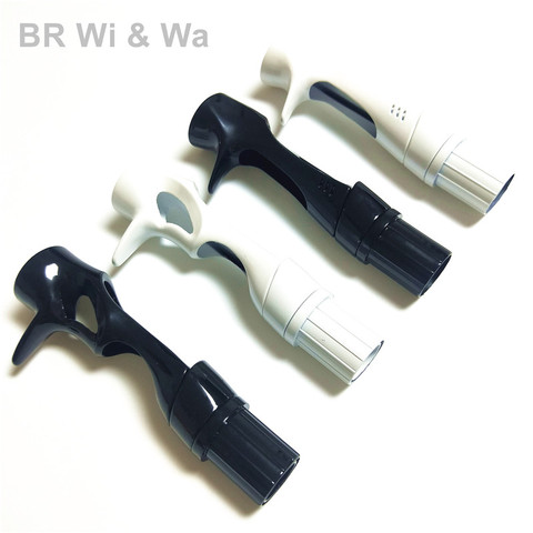 BR Wi&Wa Bright black /bright white reel seat PCS/FCS   size #16 Compressed wood DIY reel seat repair fishing rod ► Photo 1/6