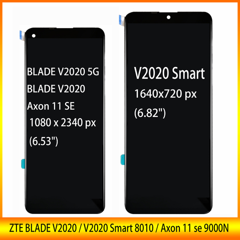 Original LCD For ZTE BLADE V2022 5G / Axon 11 SE 9000N / V2022 Smart LCD Display Touch Screen Digitizer Assembly LCD Display ► Photo 1/5