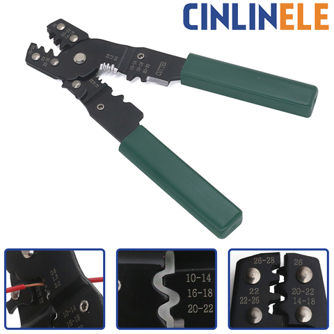 Mini Multifunction Pliers 180mm 7inch Crimper Stripper Cutter Crimping Stripping Cutting Tools DuPont Insulation Tube Terminals ► Photo 1/6