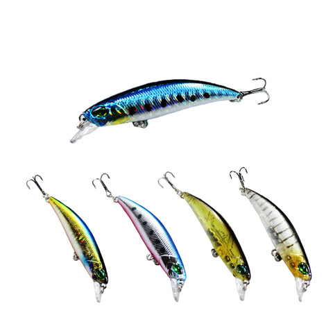 1PCS Floating Minnow Fishing Lure Laser Hard Artificial Bait 3D Eyes 6.5cm 4g Fishing Wobblers Crankbait Minnows ► Photo 1/6