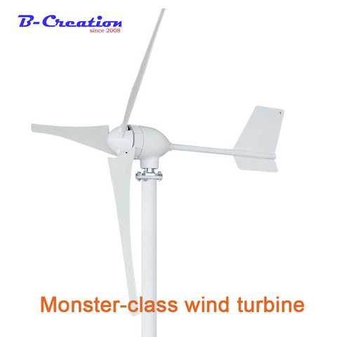 Factory price 800W 12v 24v 48v Wind Turbine Generator + 800w Wind Controller / 1000w Wind Solar Hybrid Controller for Home use ► Photo 1/1