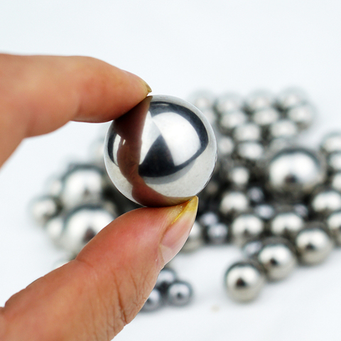 50pcs-1000pcs Mini solid 316 stainless steel balls 1 1.5 2 2.5 3 4 4.5 5 5.5 6 7 8 9.525 10 11 12 13.5 mm steel bearing ball ► Photo 1/6