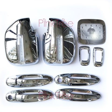 For Toyota Land Cruiser 100 Lexus LX470 1998-2003 2004-2007 Chrome Accessory Door Handle Side Lamp Mirror Tank Cover Accessory ► Photo 1/6