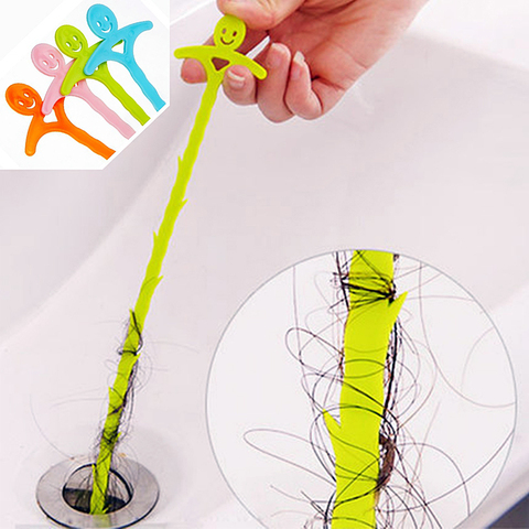 Bathroom Sink Pipe Drain Cleaner Hair Sewer Filter Drain Cleaners Kitchen Sink Filter Strainer Anti Clogging Removal Clog Tools ► Photo 1/6