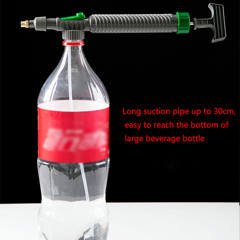 High Pressure Air Pump Manual Sprayer Adjustable Drink Bottle Spray Head Nozzle Garden Watering Tool Sprayer Agriculture Tools ► Photo 1/6