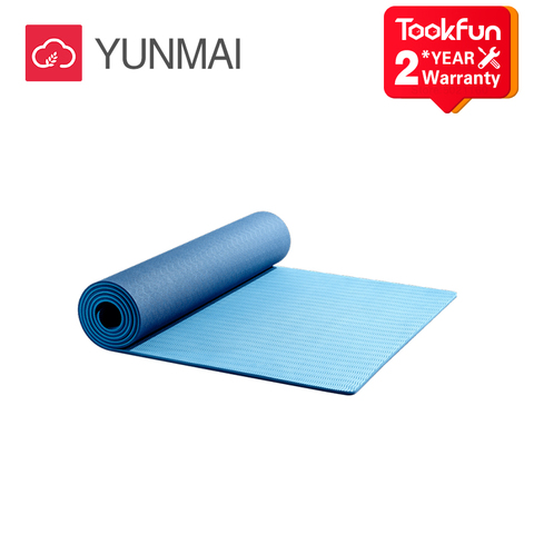 XIAOMI MIJIA TPE yoga mat 6mm floor exercise workout mat environmental gymnastics fitness rubber mats for beginner high quality ► Photo 1/5