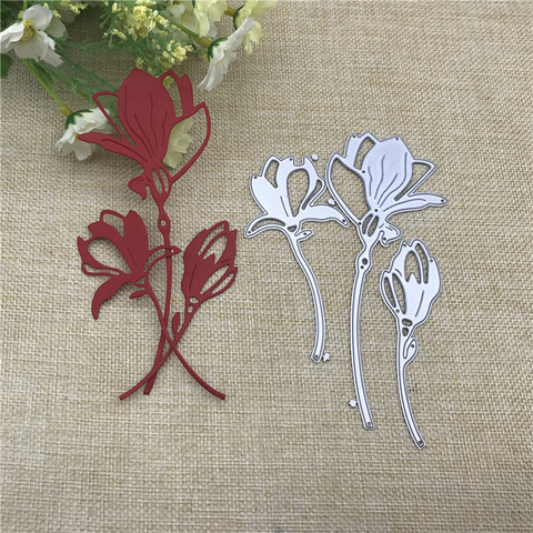 3Pcs Flower decoration Metal Cutting Dies for DIY Scrapbooking Album Paper Cards Decorative Crafts Embossing Die Cuts ► Photo 1/3