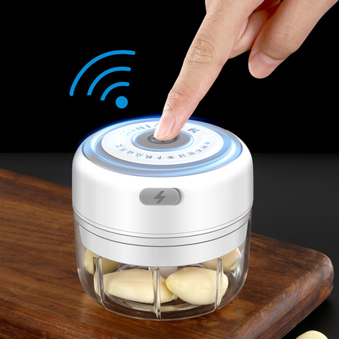 Electric Garlic Masher, Handheld Garlic Press, Portable Wireless Mini Food  Processor For Kitchen