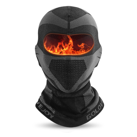 Winter Men's Balaclava Full Face Cover Outdoor Hiking Riding Windproof Warm Thick Men Scarf Elastic Comfortable Male Hood Hat ► Photo 1/6