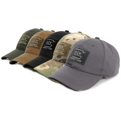 Glock Shooting Hunting Baseball Cap fashion Cotton outdoor Glock Hats Cool Man/women Hat ALM-012 ► Photo 1/6