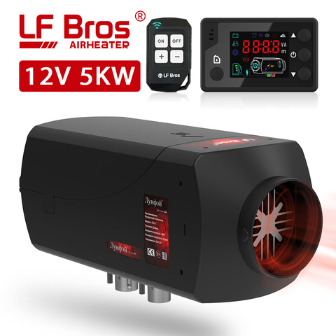 LF Bros Car Heater 5KW 12V Air Diesels Heater Great switch Parking Heater Equipped with 50m remote control for RV, Trucks, Boats ► Photo 1/6