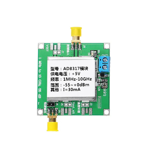 DC3-5V AD8317 1M-10000Mhz Module RF Power Meter Logarithmic Detector Power Controller Signal Amplifier Fm HF VHF ► Photo 1/6