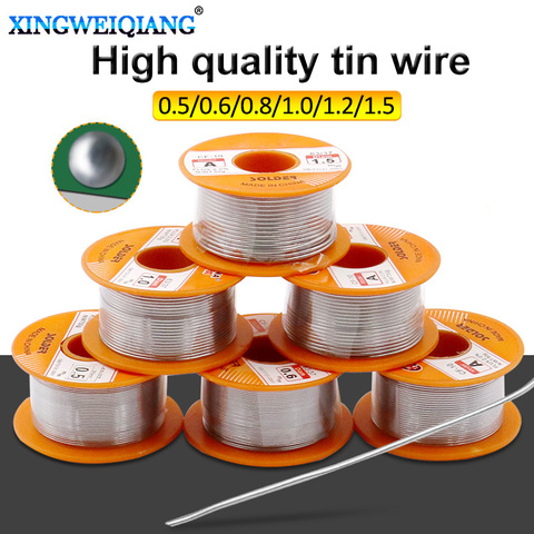 0.5 0.6 0.8 1 1.2 1.5MM 63/37 FLUx 2.0% 45FT Tin Lead Tin Wire Melt Rosin Core Solder Soldering Wire Roll ► Photo 1/6