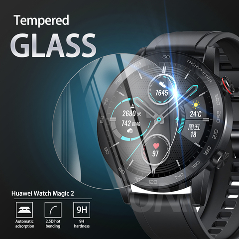 5Pcs 9H Premium Tempered Glass For Huawei Honor Watch Magic 2 46mm Smartwatch Screen Protector Film Accessories ► Photo 1/6