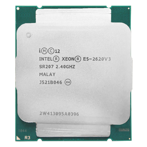 Intel Xeon E5 2620 V3 E5 2620V3 E5-2620V3 Processor 2.4Ghz 6 Core 85W Socket LGA 2011-3 CPU Suitable X99 motherboard ► Photo 1/3
