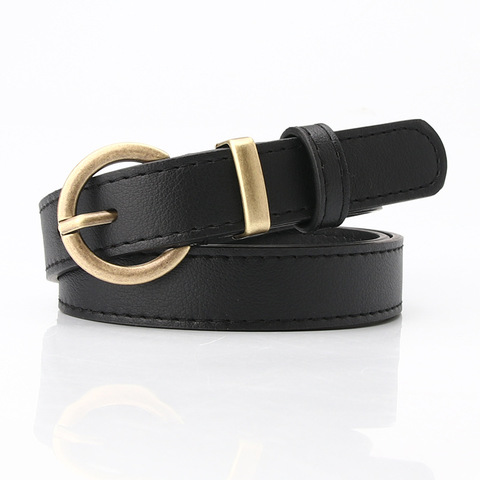 2022 New Belt Women Leather Belts for Women Pin Buckles Red Black Camel Waist Ladies Belt  for Wholesale Drop Shipping ► Photo 1/6