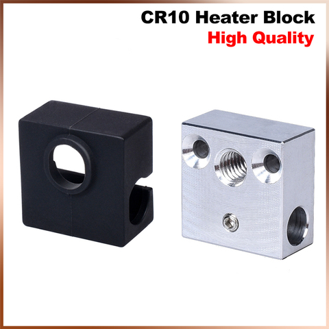 High Quality CR10 Heater Block MK8 Silicone Sock For Micro Swiss Cr10 Hotend Ender 3 Mk7/Mk8/Mk9 J-head Extruder Heat Block ► Photo 1/6