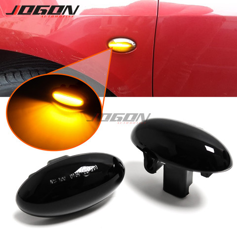 For Peugeot 107 206 307 407 607 LED Dynamic Side Marker Fender Light Blinker Sequential Lamp For Citroen C1 C2 C3 C5 C6 Jumpy ► Photo 1/6