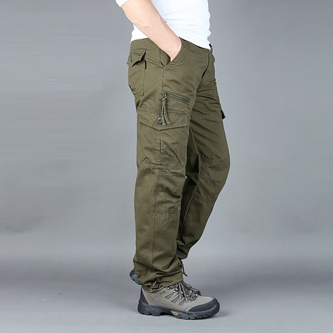 Military Uniforms Overalls Trousers Straight Mountaineering Casual Assault Pants Labor Insurance Clothes Outdoor Hunting Outfit ► Photo 1/6