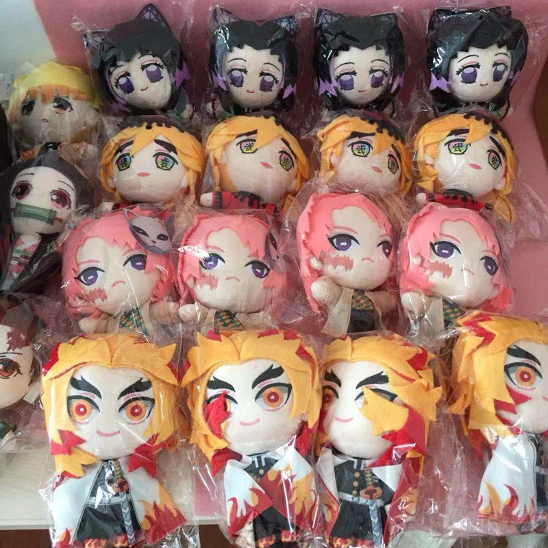 Anime Demon Slayer Kimetsu no Yaiba Agatsuma Zenitsu Doll Plush Toy  Figurine 20cm Clothes Doll Plush Toy Cute Lovely Collection - AliExpress