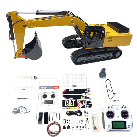 2022 new improved 1 / 12 remote hydraulic excavator model children's birthday gift ► Photo 1/6