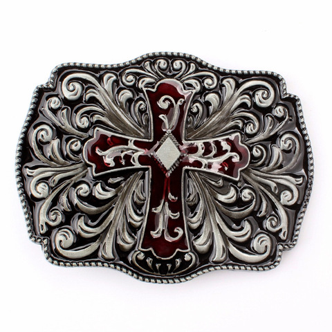 Cross pattern belt Buckle Homemade handmade waistband Components ► Photo 1/3