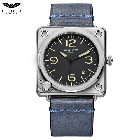 FEICE Men's  Square Automatic Watch Waterproof Mechanical Watch Luminous Analog Wrist Watches for Men -FM508 ► Photo 1/6