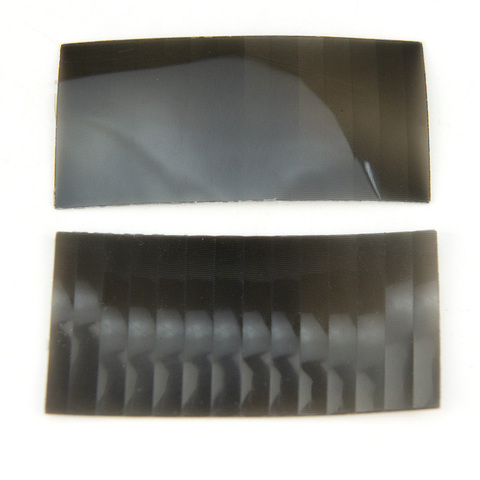 55x28.8mm Rectngle Black Optical HDPE Infrared Fresnel Lens PIR Sensing Distance 12m Focal Length 25mm ► Photo 1/6