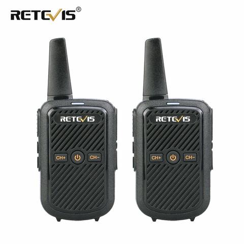 Retevis RT15 Mini Walkie Talkie 2pcs Portable Two Way Radio Station UHF VOX USB Charging Transceiver Communicator Walkie-Talkies ► Photo 1/6