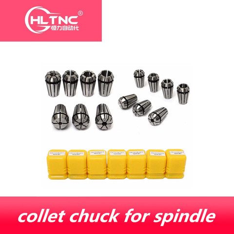 ER11 ER16 ER20 ER25 ER32 ER Precision spring collet chuck 0.008mm for CNC milling tool holder Engraving machine spindle motor ► Photo 1/4