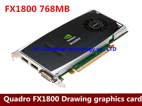 Original professional  graphics card graphics workstation Quadro FX1800 768M Professional video card ► Photo 1/4