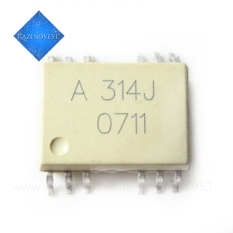 10pcs/lot HCPL314J HCPL314 HCPL-314J A314J OPTOISO DRIVER SOP16 New and Original IC In Stock ► Photo 1/1