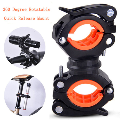 Quick Release Bicycle Light Holder Bracket LED Torch Headlight Lamp Pump Holder Stand Mount Bracket Cycling Bike Accessories ► Photo 1/6