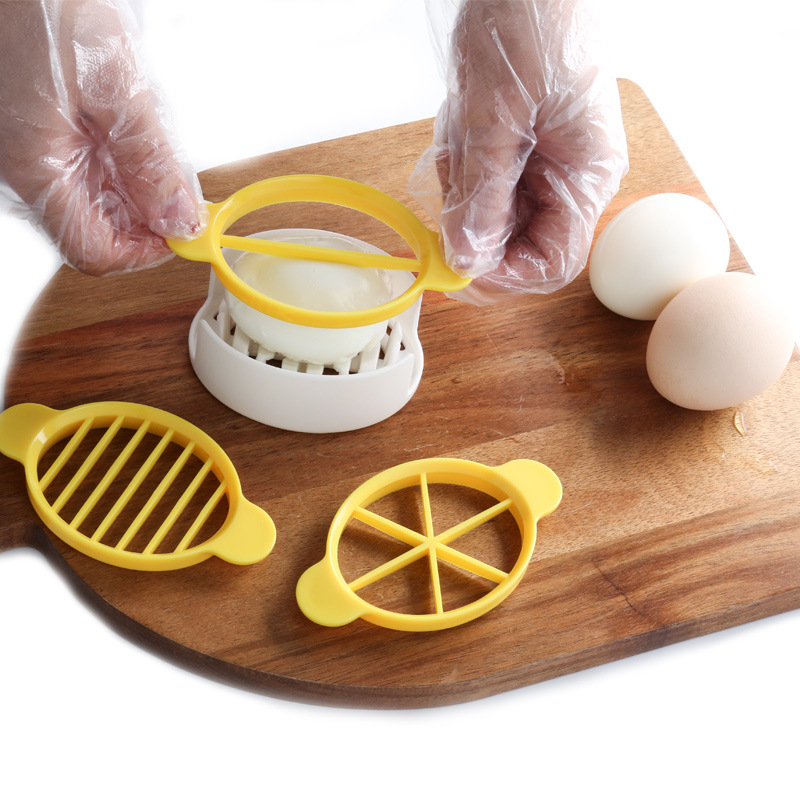 Egg Cutter Egg Slicer Sectione Cutter Mold Flower Egg Splitter