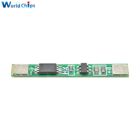 5Pcs 1S 3.7V 2.5A Lithium Battery Protection Board Polymer BMS PCM PCB Over Charge Discharge Li-ion Protect Module ► Photo 1/6