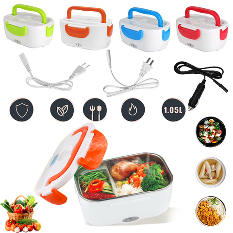 Lunch Box Heated Food Containers 110 220v Electric