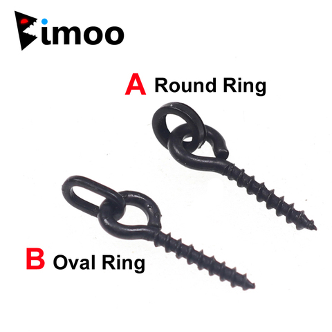 Bimoo 10pcs Carp Fishing Accessories Boilie Screw Peg with Ring Swivel Chod Rig Terminal Tackle Bait Holder ► Photo 1/6