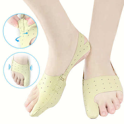 1Pair Silicone Toe Separator Bunion Corrector Hallux Valgus Correction Device Orthotics Bone Thumb Foot Straightener Adjuster ► Photo 1/6