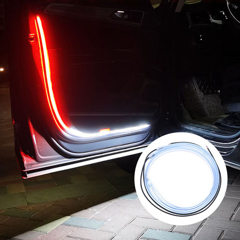 Car Door Decoration Light Strips Car Styling Strobe Flashing Light Safety 12V LED Opening Warning LED Lamp Strip ► Photo 1/6