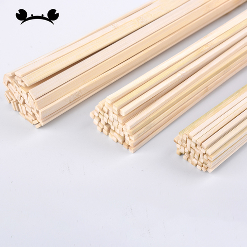 50pcs 30cm Long DIY Wooden Square stick Rods For DIY Arts Crafts Home Decoration Tool ► Photo 1/5
