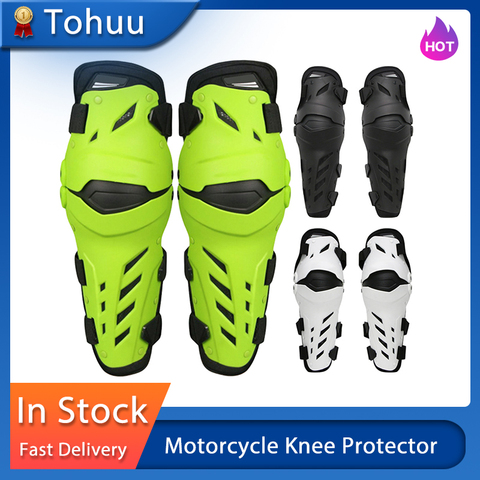 1 Pair Motorcycle Knee Protector Protective Gear Knee Guards Kit Kneepad Free Riding Thickening Protection Moto Accessories ► Photo 1/6