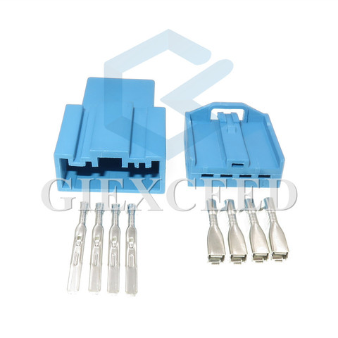 4 Pin Auto Speaker Plug Automotive Car Audio Wire Cable  Socket Blue Colour Female Male Plugs For BMW ► Photo 1/6
