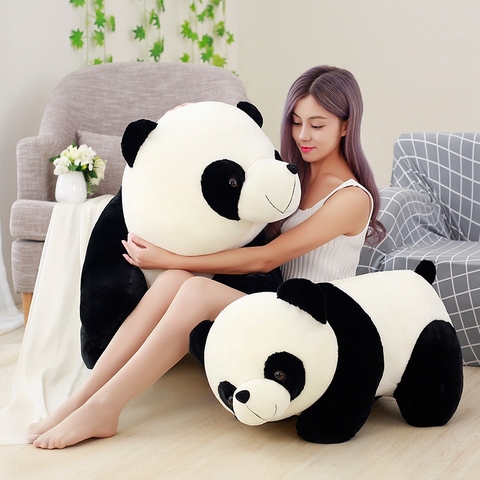 20~70cm Cute Walking Panda Toy Lifelike Stuffed Animal Doll Classic China Panda Children Kids Birthday Gift ► Photo 1/6