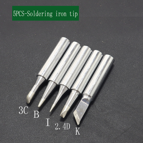 5 piece / batch 900M-T Soldering iron tip  lead-free soldering iron soldering head BGA soldering station tool ► Photo 1/4