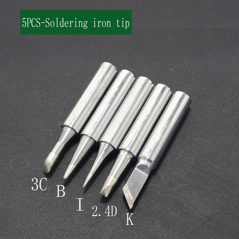 5 piece / batch 900M-T Soldering iron tip  lead-free soldering iron soldering head BGA soldering station tool ► Photo 1/4